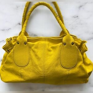 Vintage 2000s Kenneth Cole Yellow Handbag